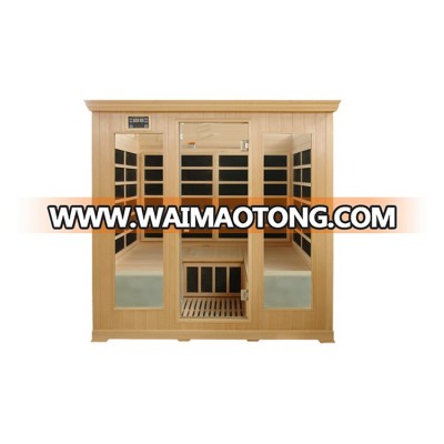 Factory direct luxury series 4 person infrared home sauna