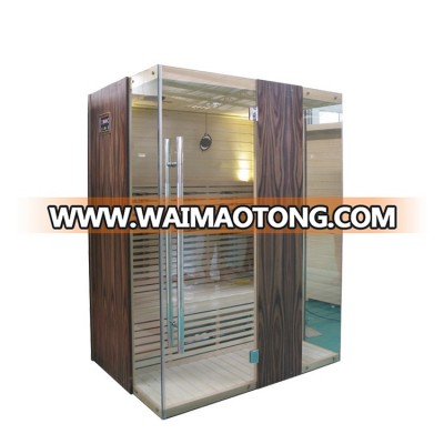 new design white pine wood steam sauna bathroom wet/ sauna room/ portable dry sauna